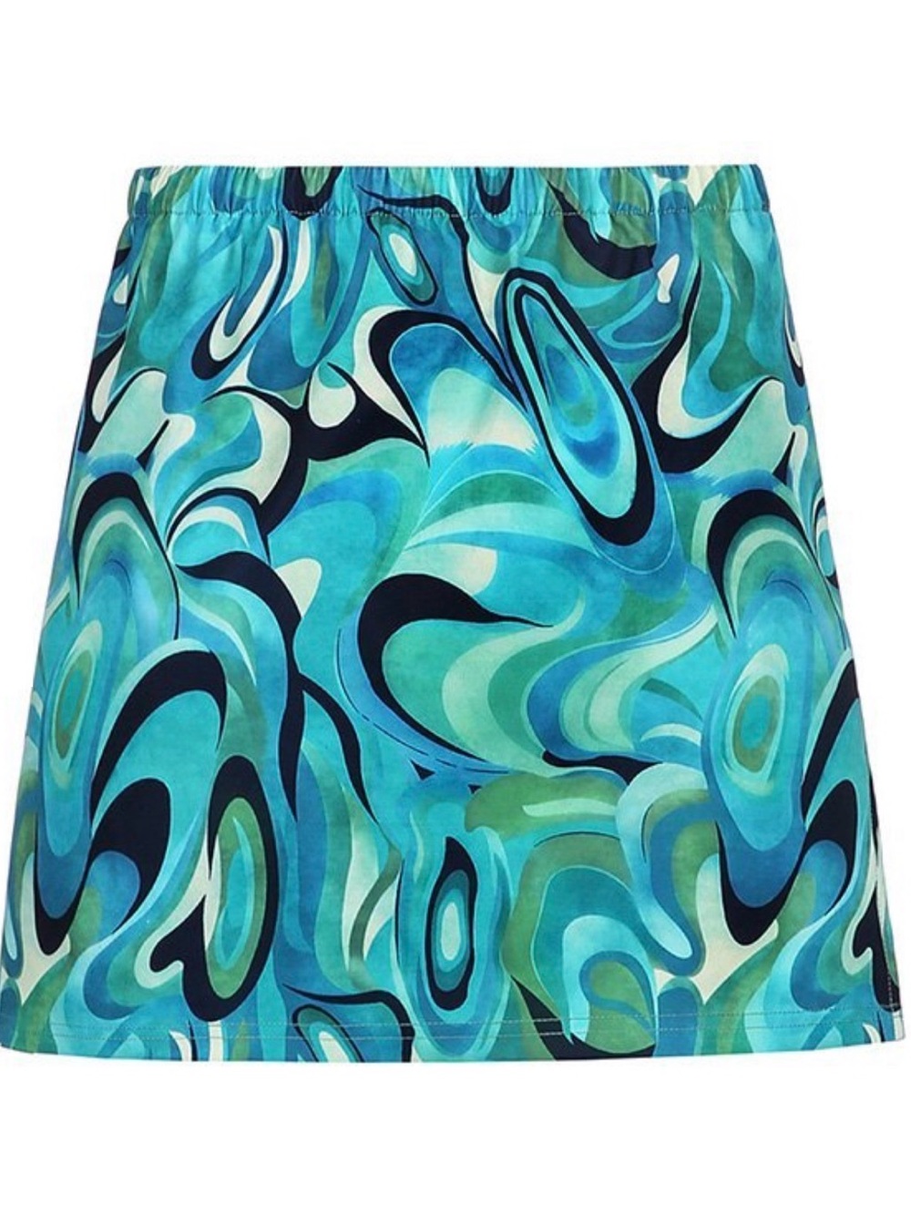 Pucci inspired satin skirt